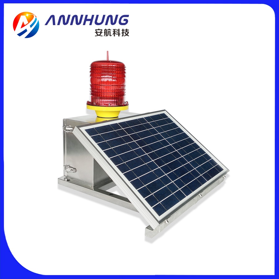 Medium-intensity Type B Solar-Powered Aviation Obstruction Light